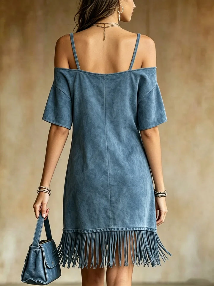 Marissa Fringe Mini Dress