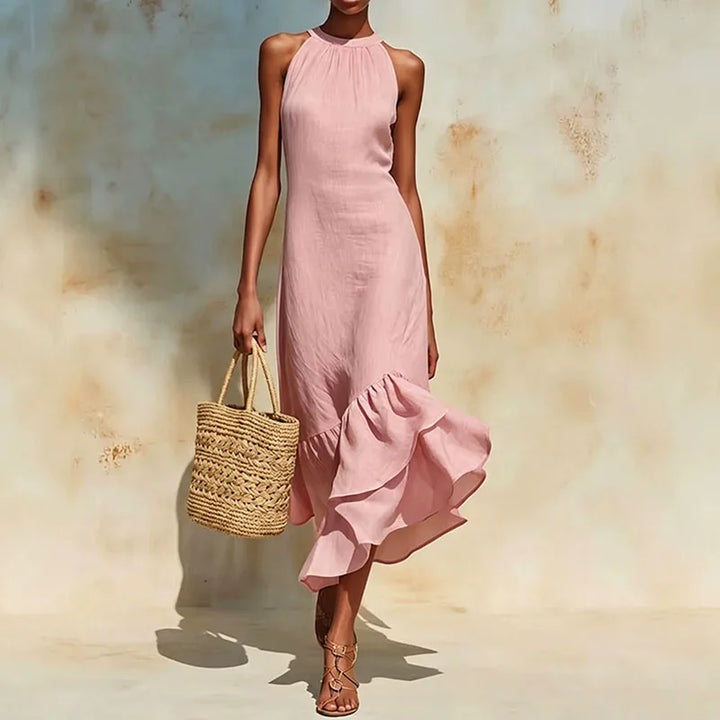 Alice Halter Neck Maxi Dress