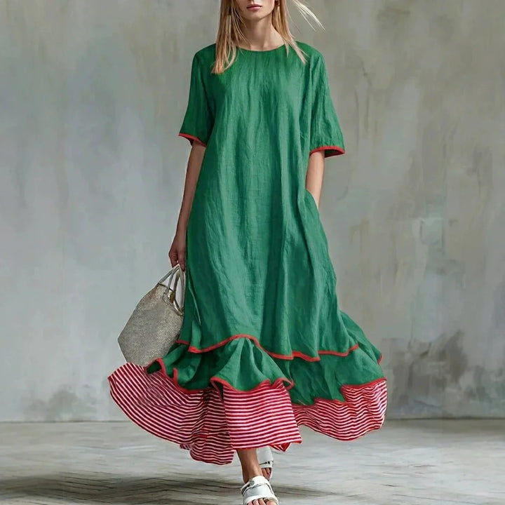 Lillian Elegant Ruffle Maxi Dress