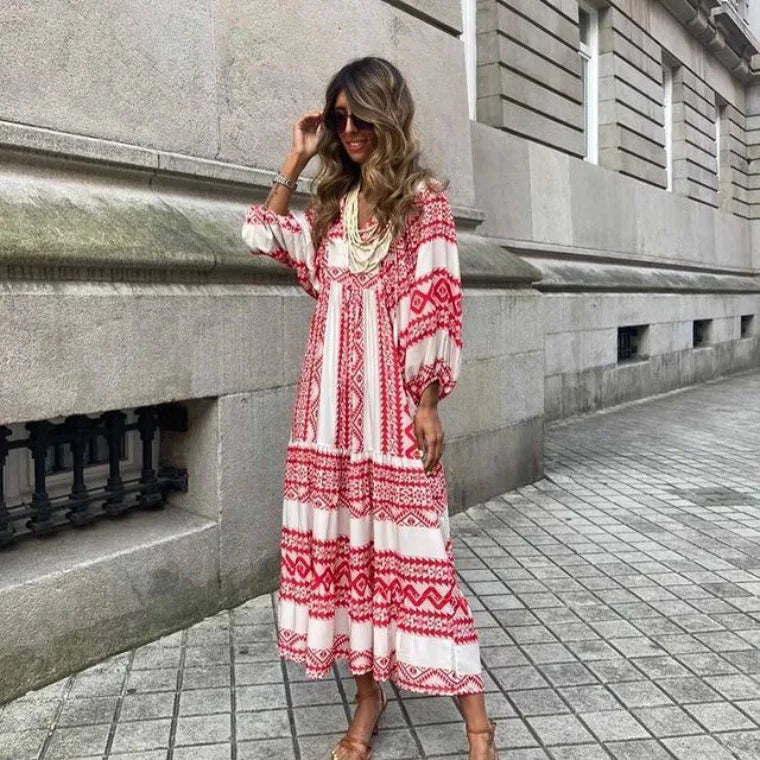 Jacinta Effortless Floral Boho Maxi Dress