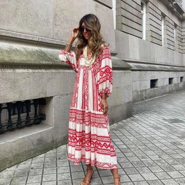 Jacinta Effortless Floral Boho Maxi Dress