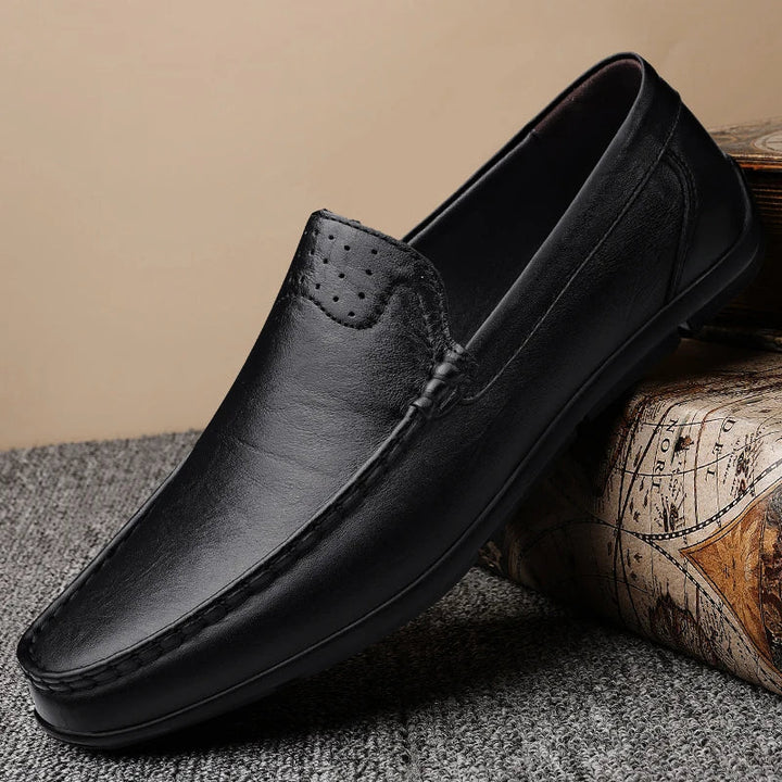 Evan Classic Leather Loafers