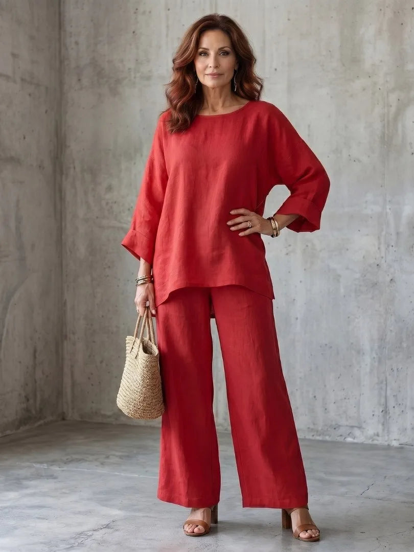 Nellie Casual Wide Leg Set
