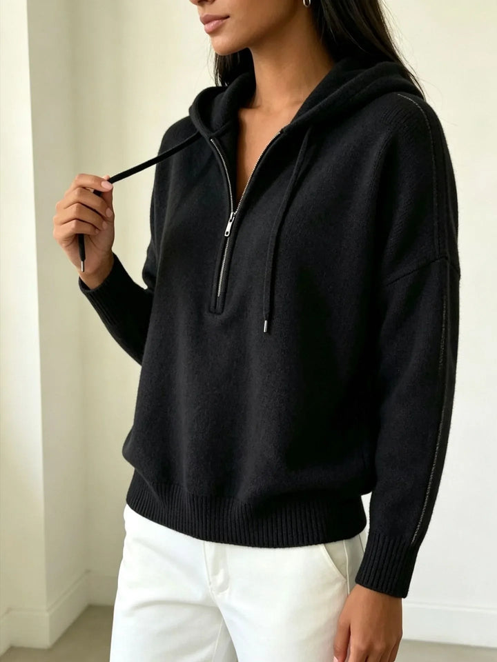 Sloane Ribbed Hood Sweater
