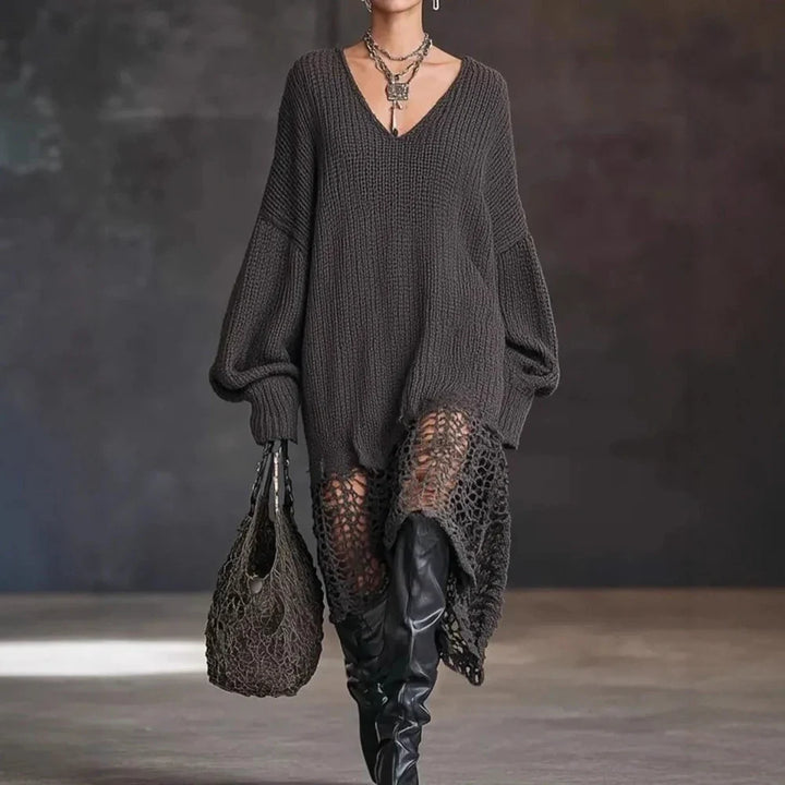 Lucinda Hollow Out Sweater Dress
