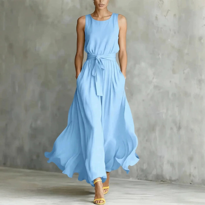 Lola Elegant Pocket Maxi Dress