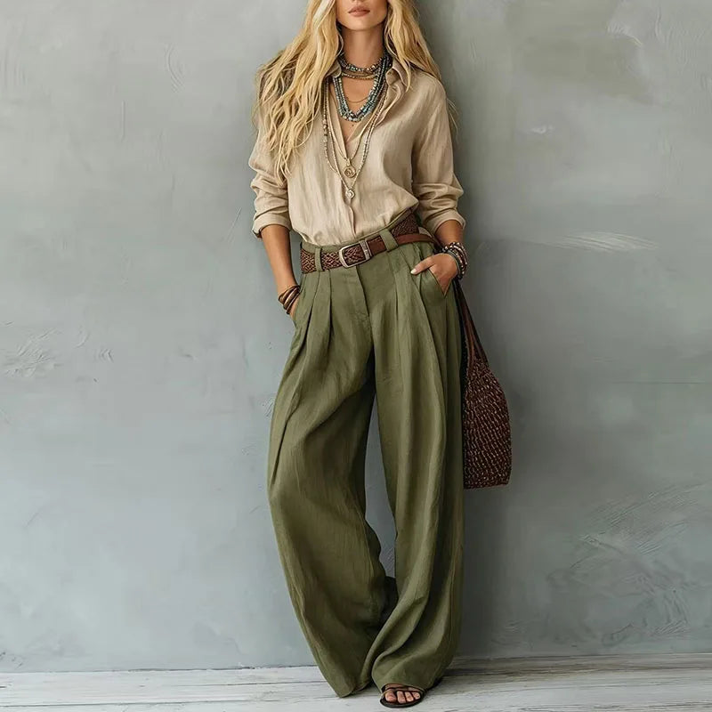 Karlie Tailored Trouser Set