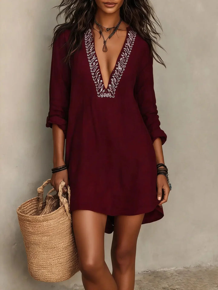 Velisara Breathable Beach Mini Dress