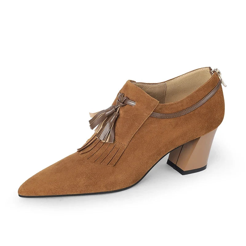 Amabel Fringe Tassel Pumps