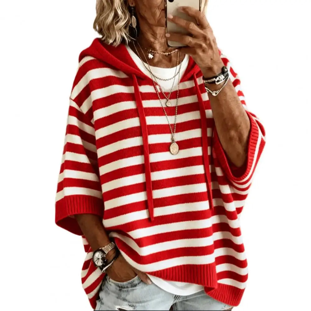 Simone Drawstring Hood Sweater