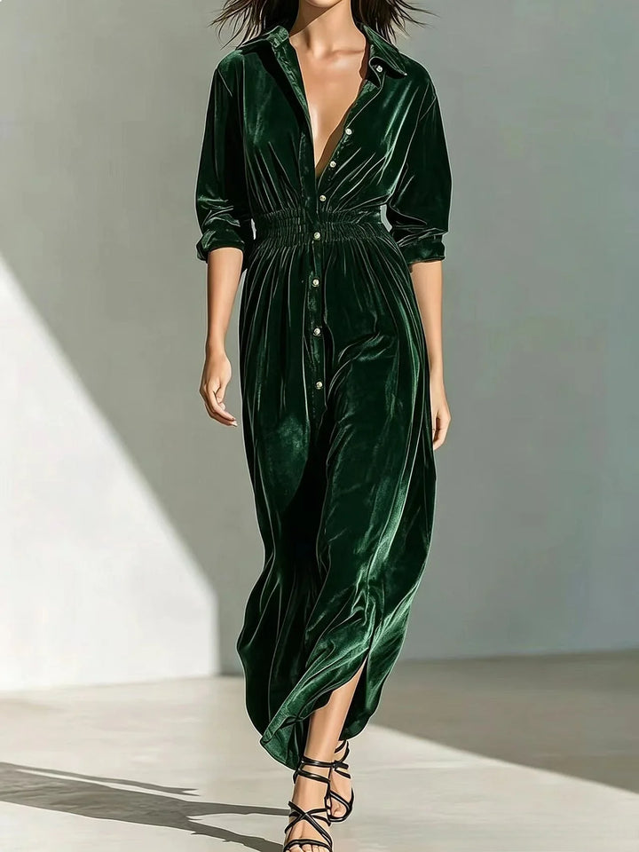 Colette Smocked Waist Maxi Dress