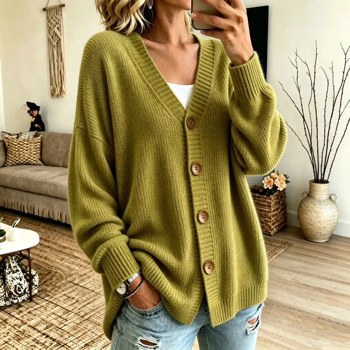 Ottilie Ribbed Trim Sweater