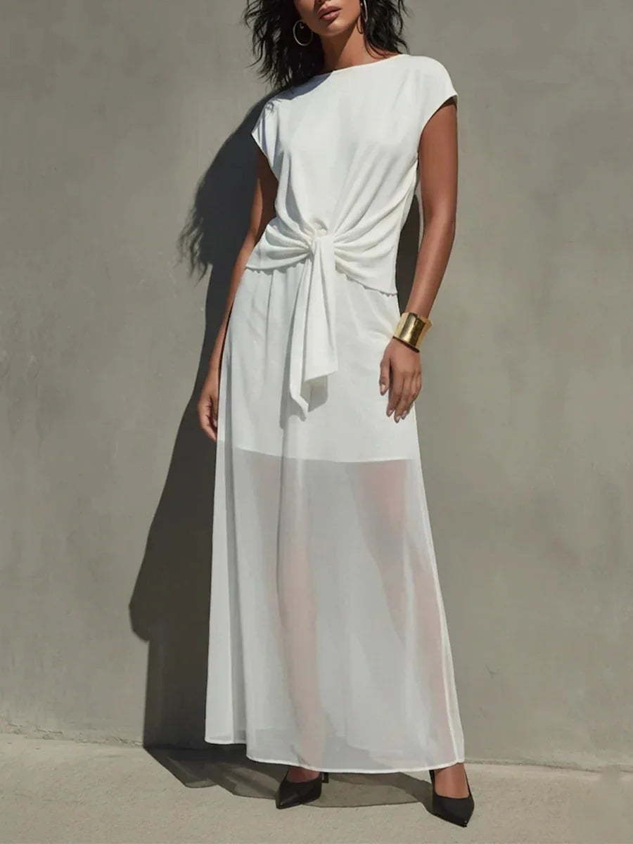 Desirae Elegant Chic Wedding Guest Dress