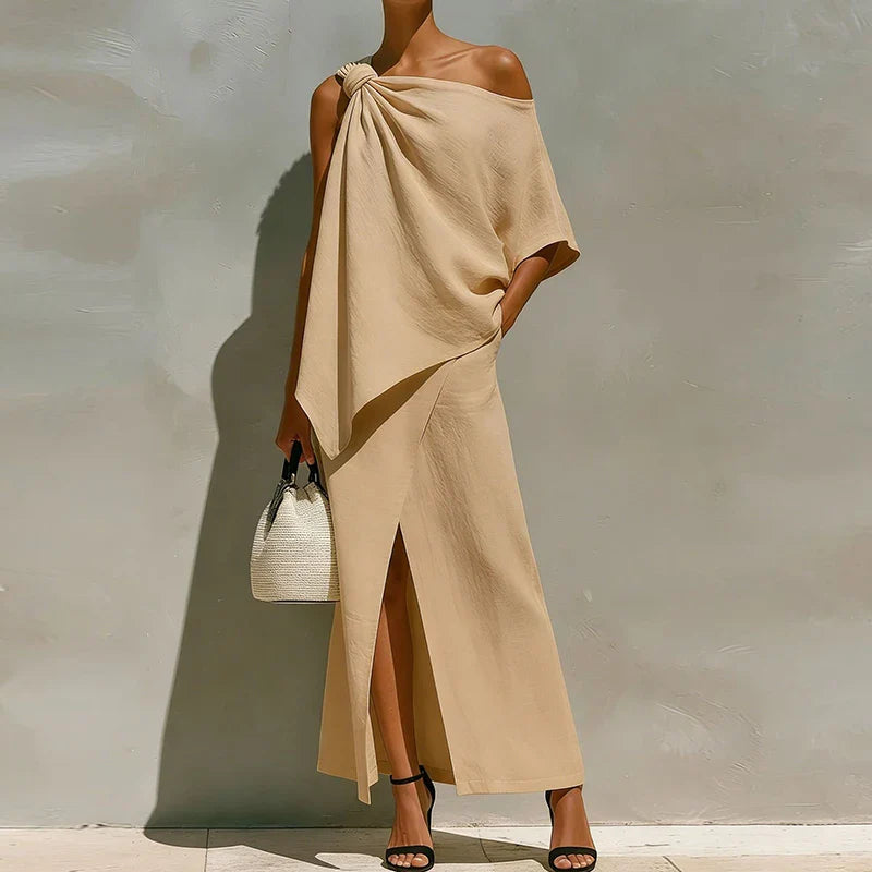 Amber One Shoulder Maxi Skirt Set