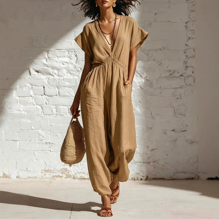 Carey Casual Wide Leg Jumpsuit