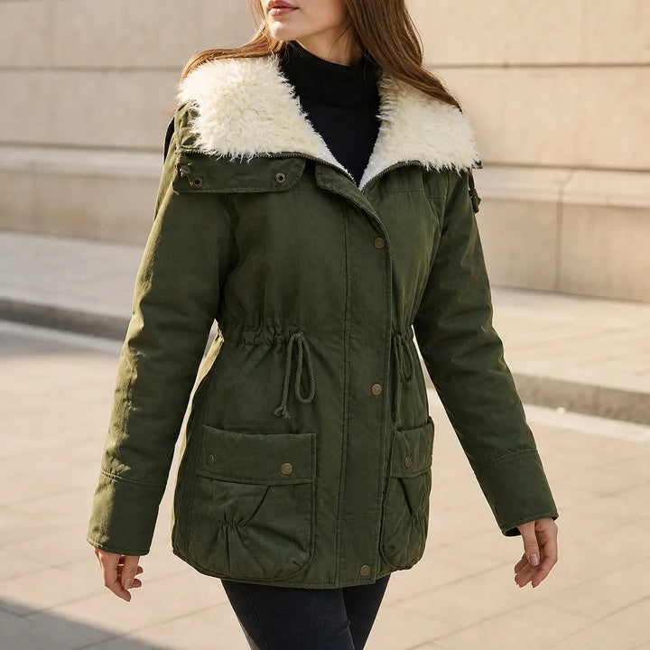 Freya Drawstring Waist Parka
