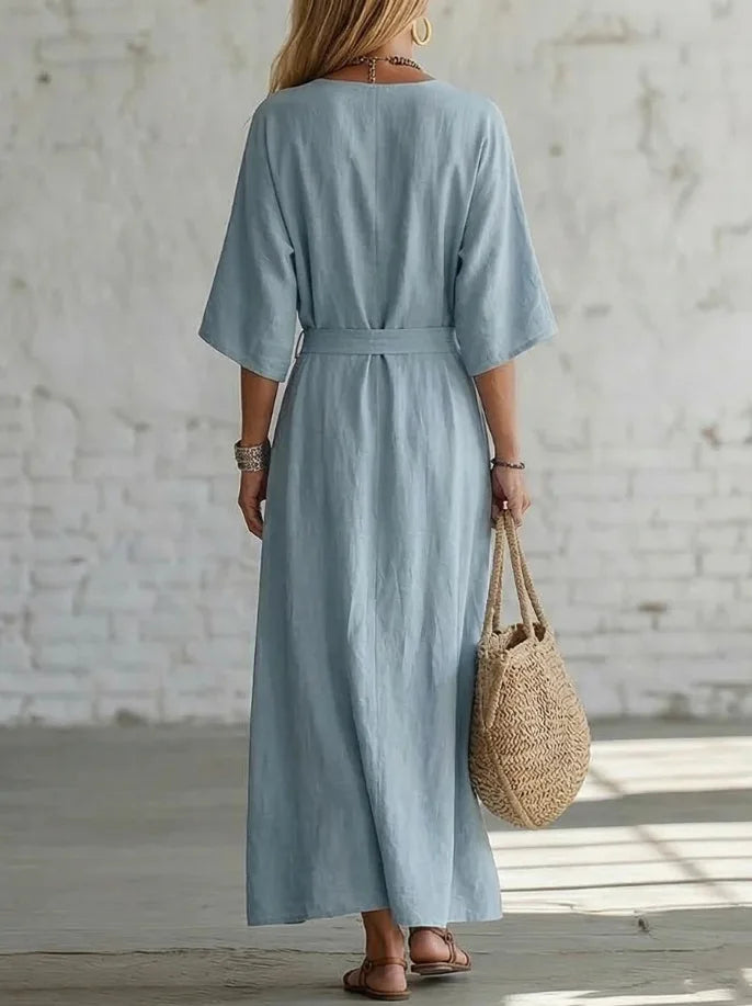 Beatrix Tie Waist Maxi Dress