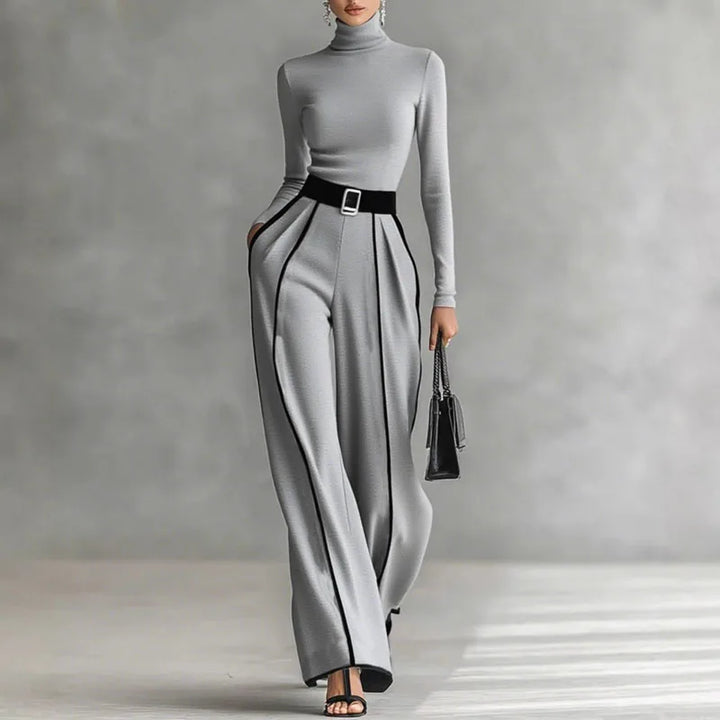 Laurel Buckled Waist Two Piece Set