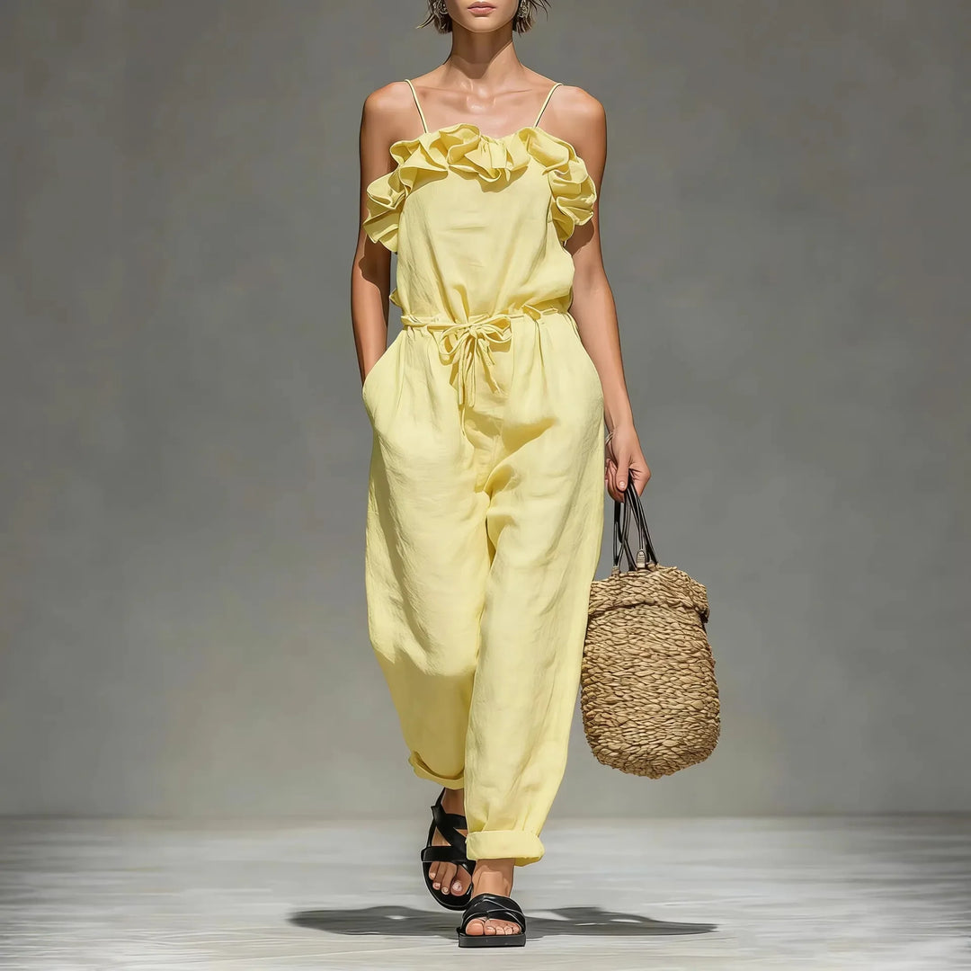 Leah Off Shoulder Wide Leg Jumpsuit