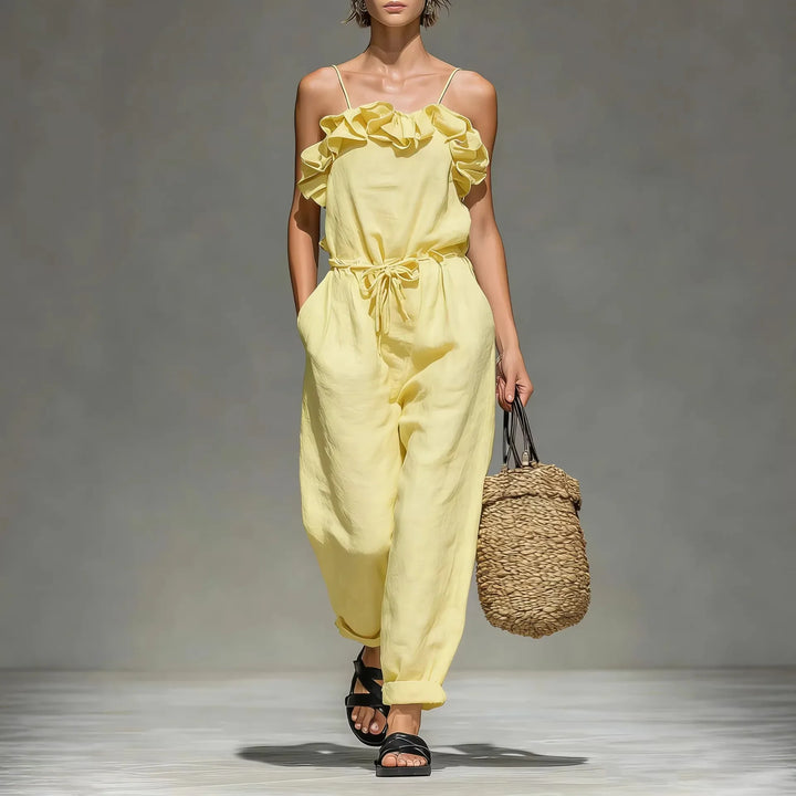 Leah Off Shoulder Wide Leg Jumpsuit