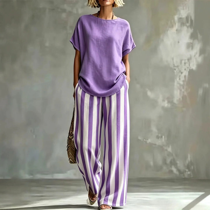 Hailey Linen Blend Summer Set