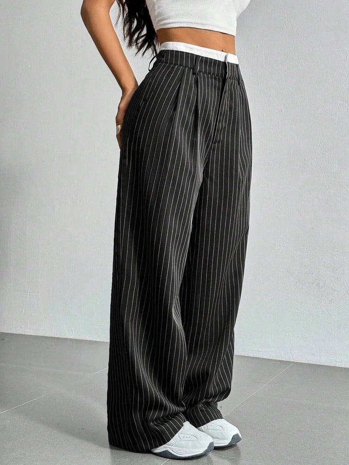 Emiara Classic Striped Pants