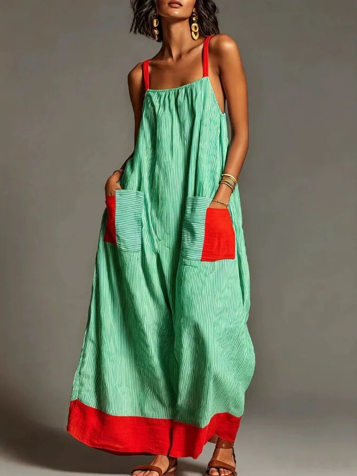 Chloe Square Neck Maxi Dress