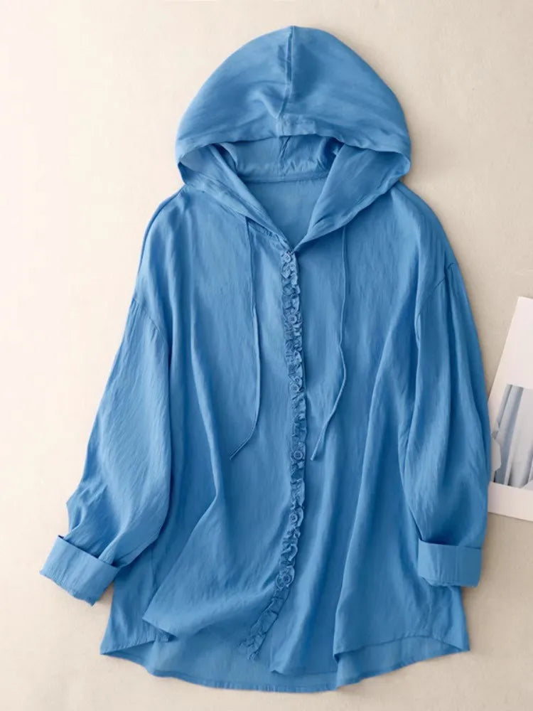 Siena Linen Summer Hoodie