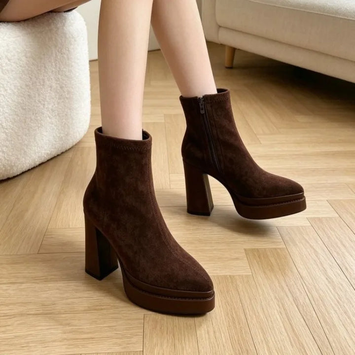 Solenne Platform Ankle Boot