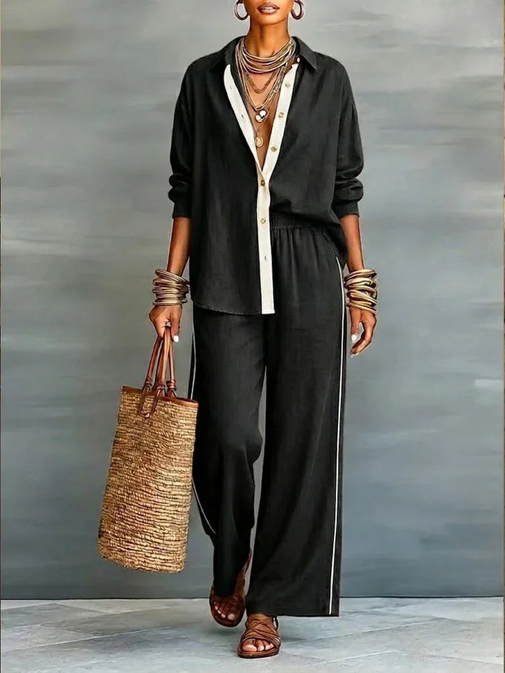 Cassie Summer Linen Co-Ord Set