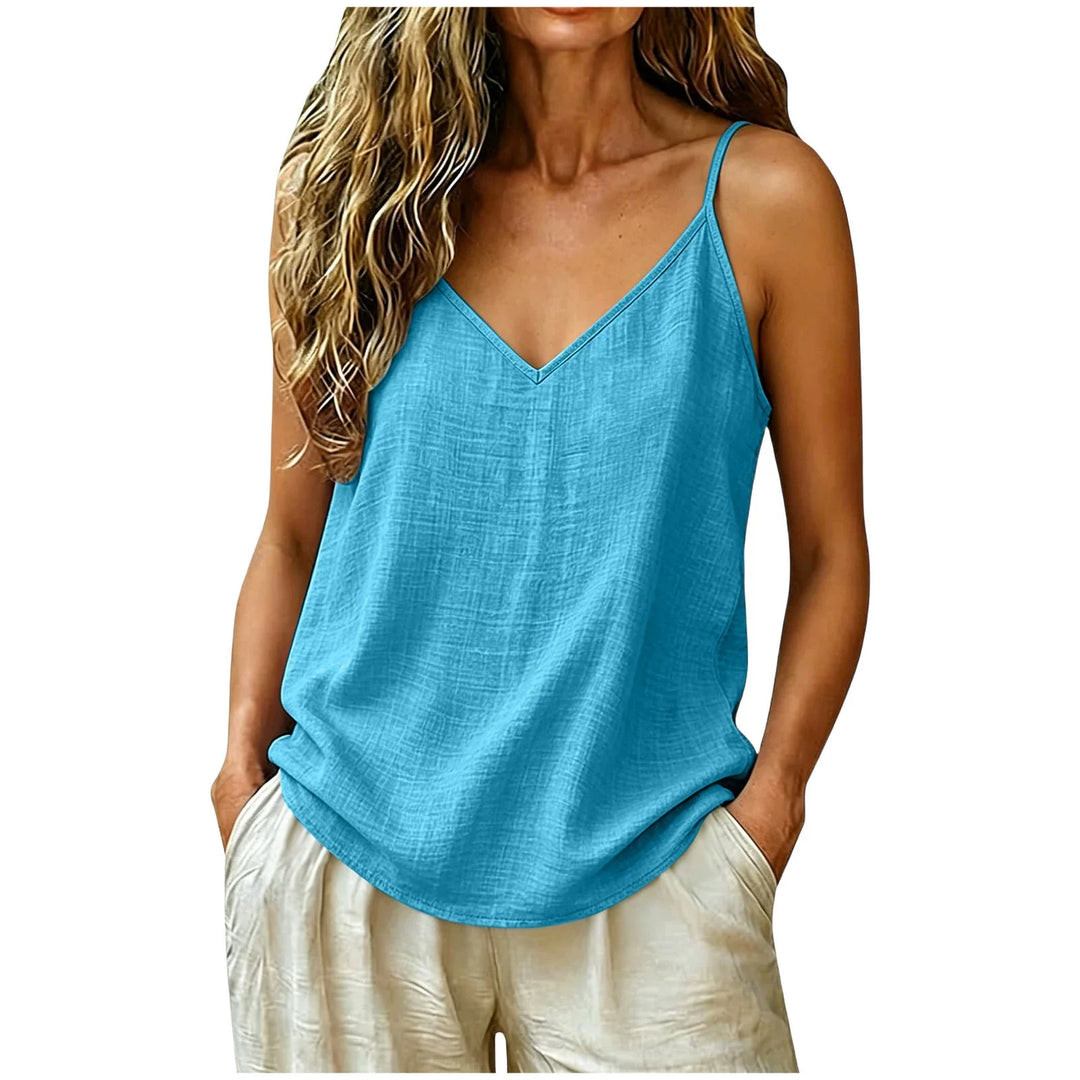 Maisie Cotton Linen Camisole