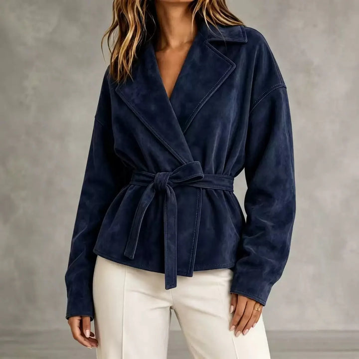 Marlena Lapel Wrap Jacket