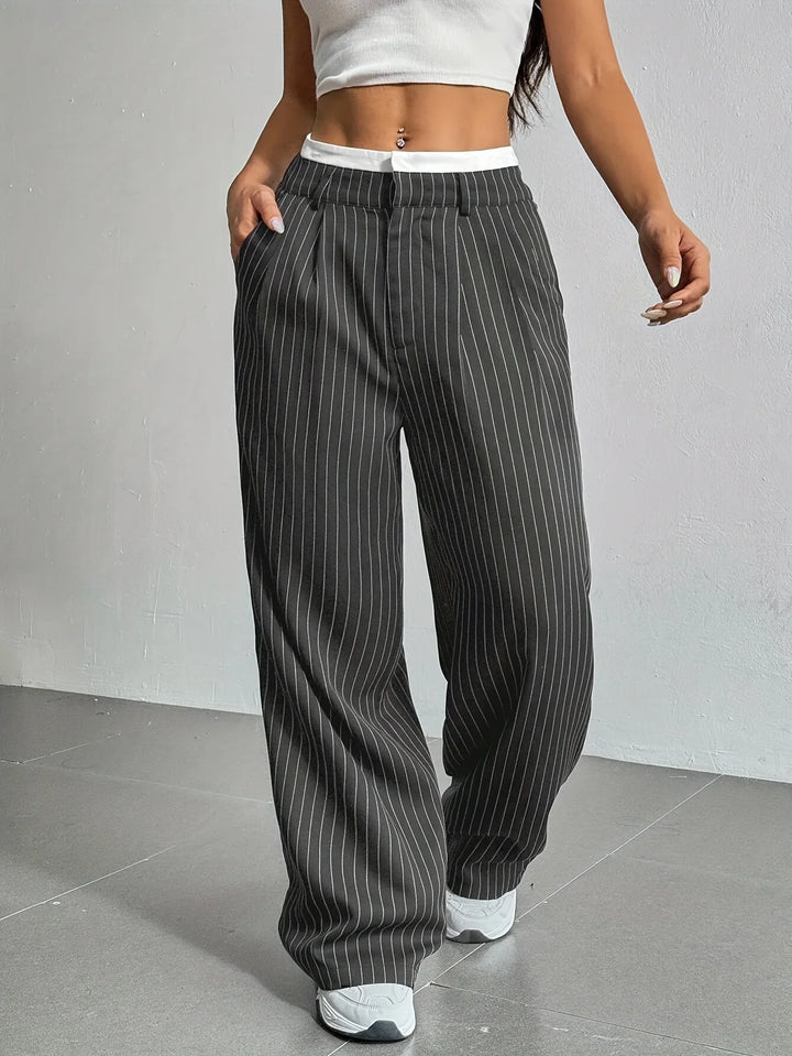 Emiara Classic Striped Pants