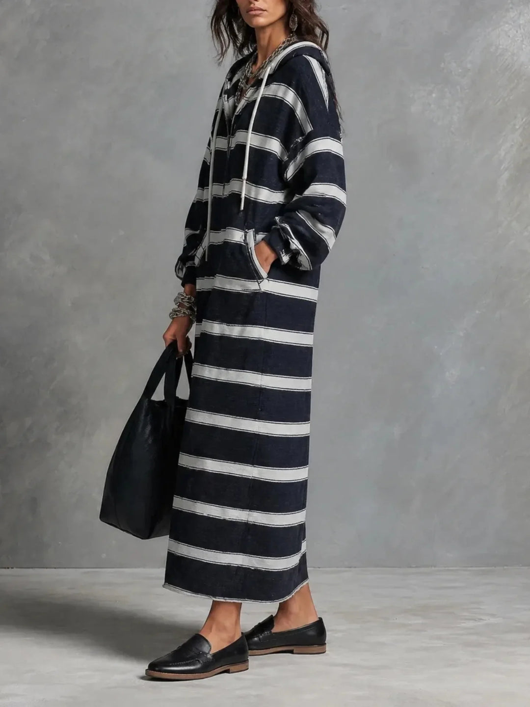 Odessa Half Zip Hoodie Dress