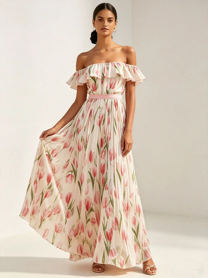 Faustine Off Shoulder Maxi Dress