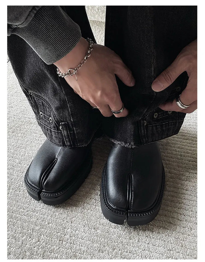 Marlow Leather Tabi Loafers