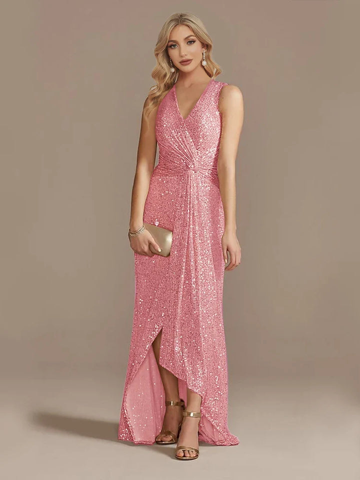 Mireya Sequin Evening Wedding Guest Dress