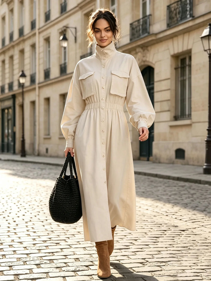 Harriet Flap Pocket Shirt Dress