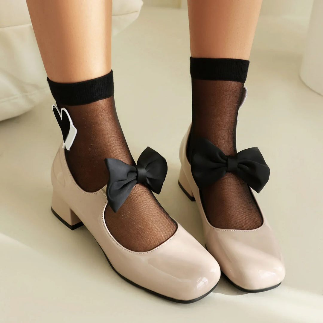 Daphne Bow Mary Jane Pumps