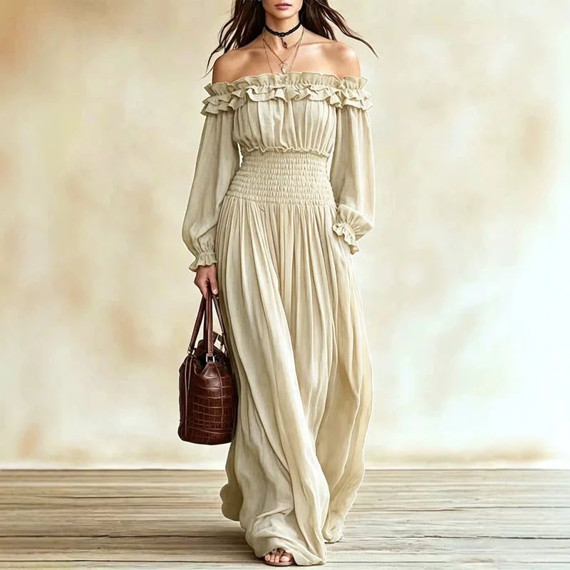Amara Off Shoulder Maxi Dress