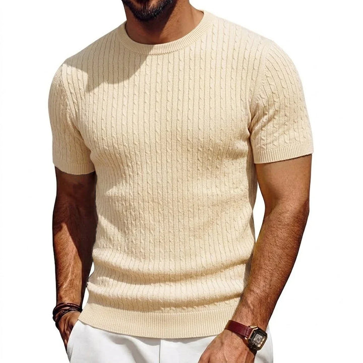 Dravin Textured Knit Crewneck Shirt