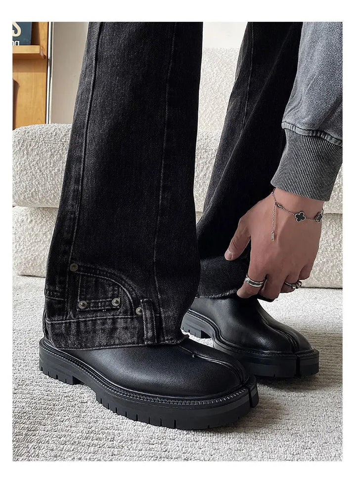 Marlow Leather Tabi Loafers