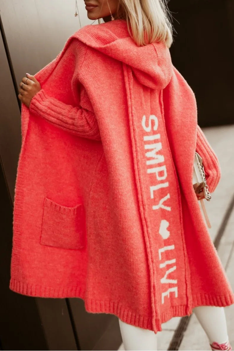 Merideth Hooded Longline Cardigan