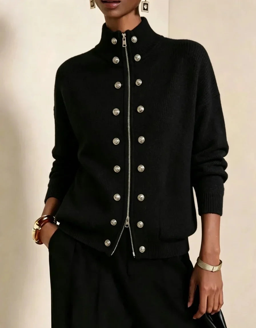 Emerald Double Button Cardigan