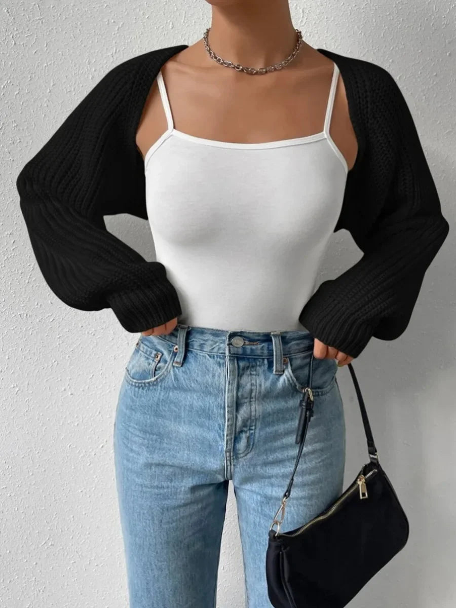 Paloma Ribbed Knit Shrug