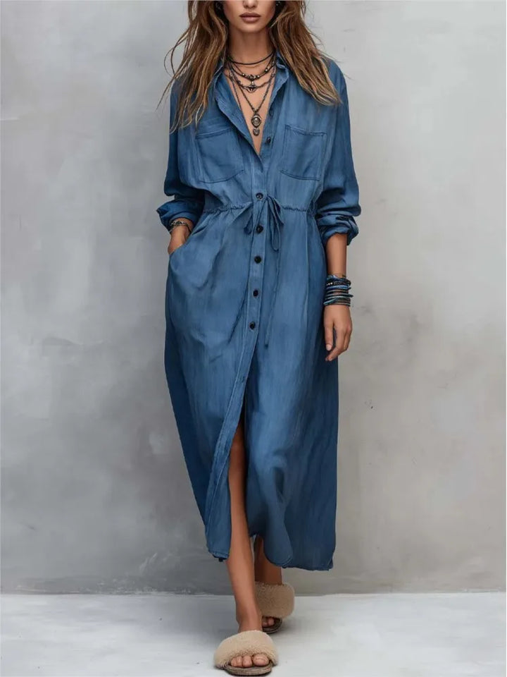 Lorena Everyday Maxi Shirt Dress