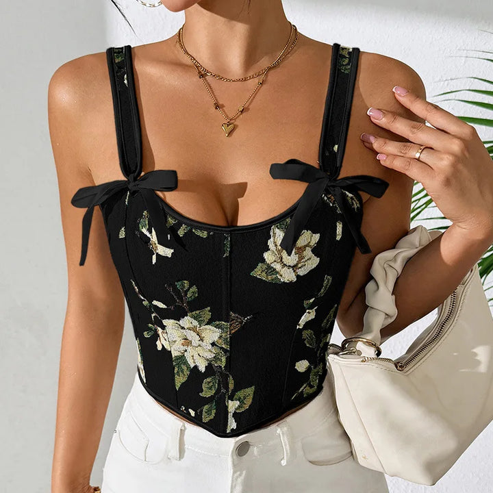 Holly Floral Corset Top