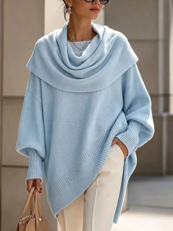 Liora Scarf Collar Poncho