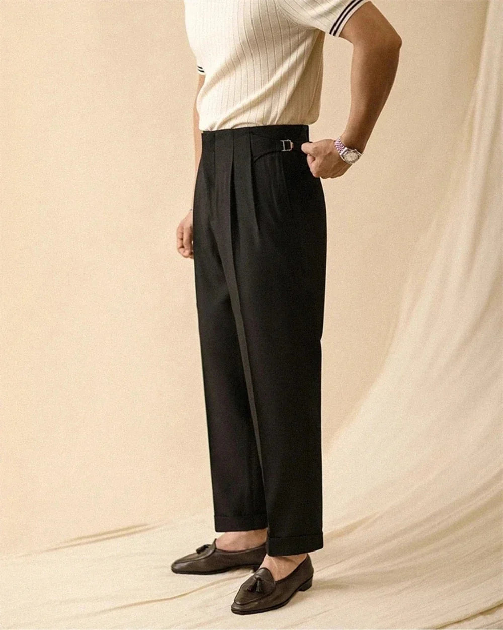 Wilder Pleated Front Trousers