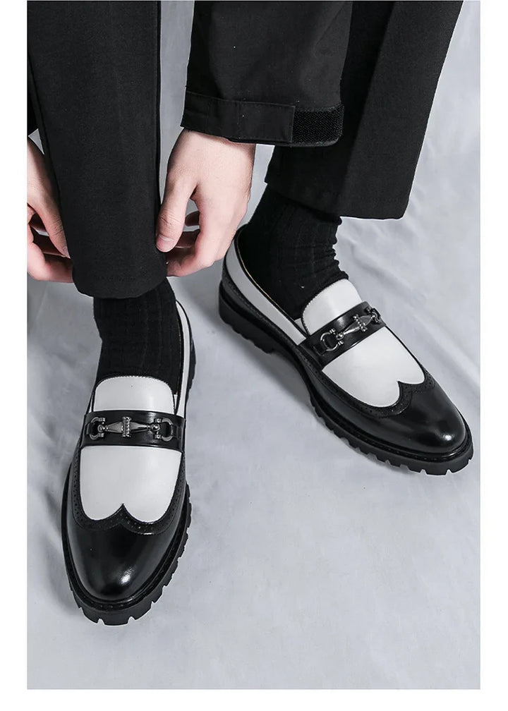 Saverio Metal Accent Loafers